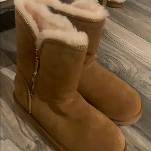 UGG Florence gold chestnut  boots